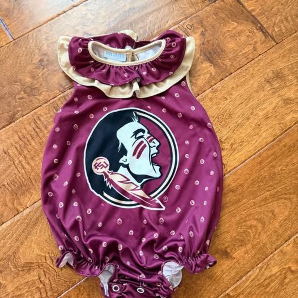 Vive La Fete FSU Florida State Seminoles Baby Romper 24M